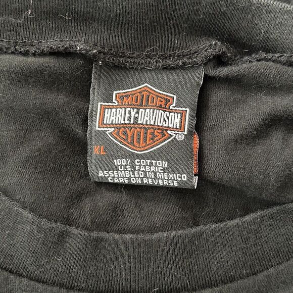 Harley Davidson Sz XL Everyone Loves A Biker Girl Black Zepka HD Johnstown PA - Picture 7 of 7